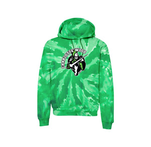 CWMS-Adult Unisex Port & Co Tie-Dye Pullover Hooded Sweatshirt On-Demand Knight Logo