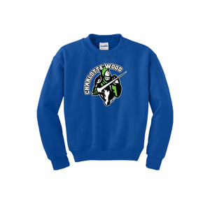 CWMS-Youth Unisex Gildan Crewneck Sweatshirt On-Demand Knight Logo