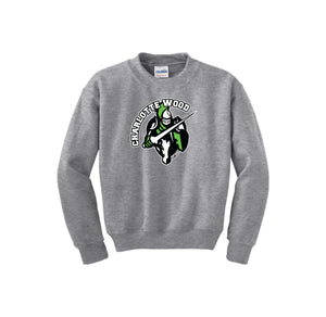 CWMS-Youth Unisex Gildan Crewneck Sweatshirt On-Demand Knight Logo