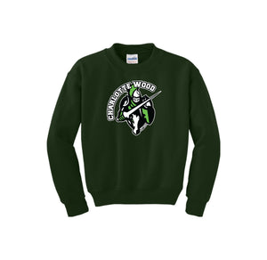 CWMS-Youth Unisex Gildan Crewneck Sweatshirt On-Demand Knight Logo