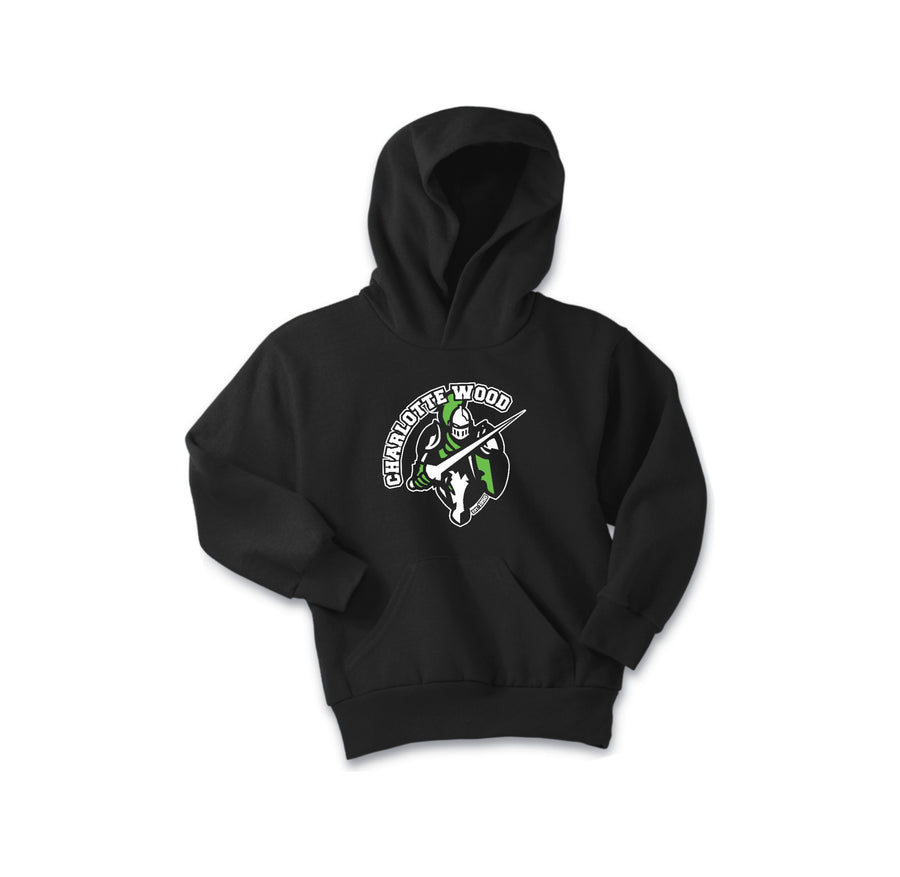 CWMS-Youth Unisex Port & Co Hoodie On-Demand Knight Logo