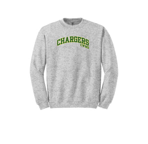 CWMS-Adult Unisex Gildan Crewneck Sweatshirt On-Demand Chargers Logo