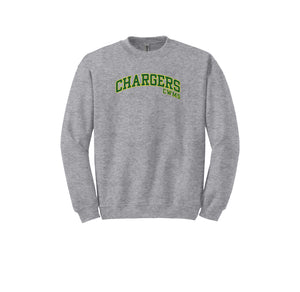 CWMS-Adult Unisex Gildan Crewneck Sweatshirt On-Demand Chargers Logo