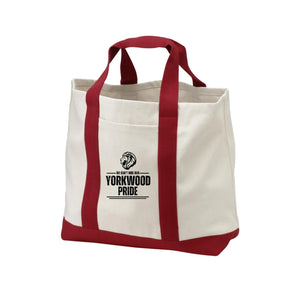 Yorkwood Winter-Port Authority Ideal Twill Two-Tone Shopping Tote On-Demand