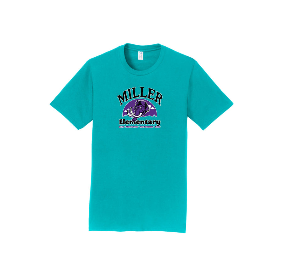 Miller Elementary School-Adult Unisex Fan Favorite Premium Tee On-Demand Purple Mammoth