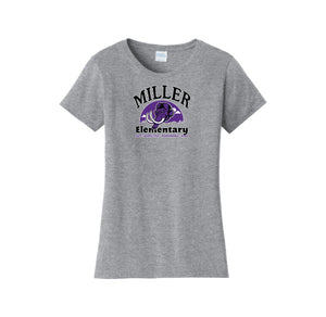 Miller Elementary School-Womens Fan Favorite Tee On-Demand Purple Mammoth