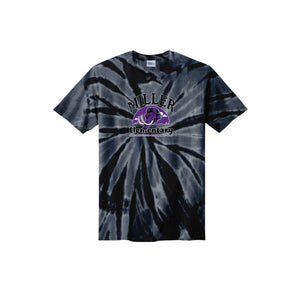 Miller Elementary School-Youth Unisex Tie-Dye Shirt On-Demand Purple Mammoth