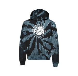 Royal Oaks School of the Arts Spirit Wear 2024-25 On Demand-Adult Unisex Tie-Dye Pullover Hooded Sweatshirt On-Demand Circle Logo