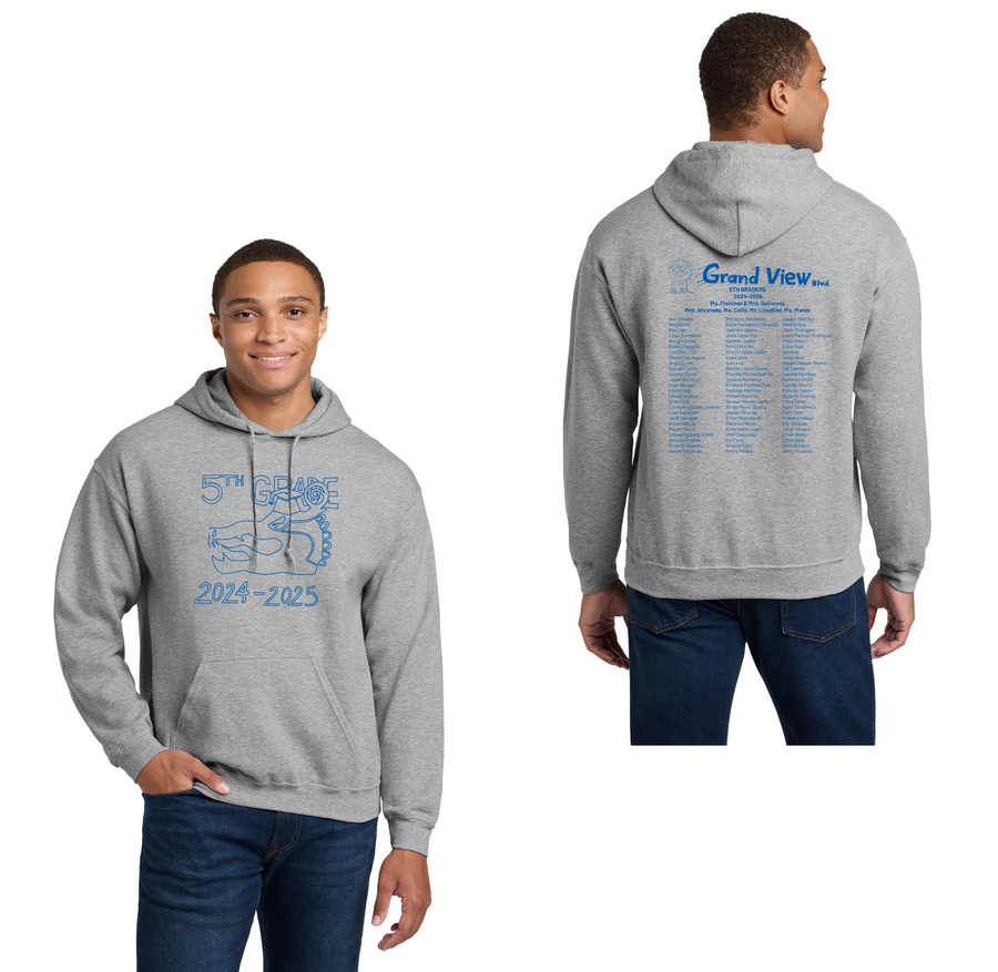 Grand View Blvd 5th-Grade-Adult Unisex Hoodie On-Demand