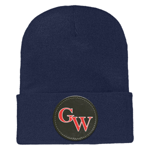 George Washington Spirit Wear 2023/24-1501 Yupoong Adult Cuffed Knit Beanie - Circle Patch