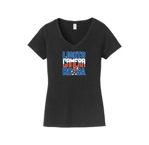 Royal Oaks On Demand-Womens Fan Favorite V-Neck Tee On-Demand Camera Logo