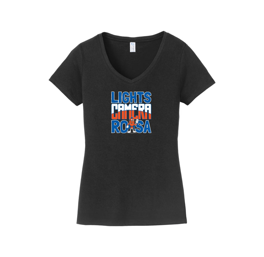 Royal Oaks On Demand-Womens Fan Favorite V-Neck Tee On-Demand Camera Logo