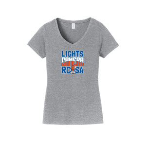 Royal Oaks On Demand-Womens Fan Favorite V-Neck Tee On-Demand Camera Logo