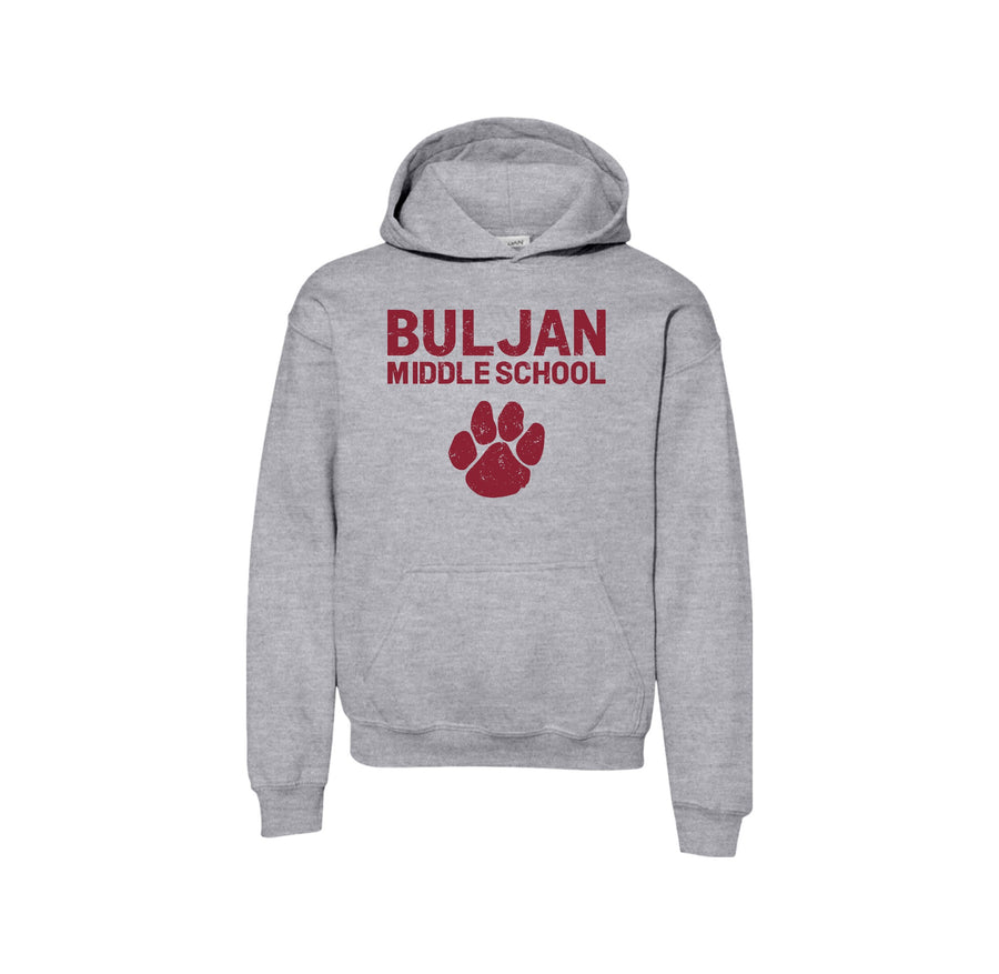 BMS On-Demand-Youth Unisex Hoodie On-Demand Bulldogs BMS Maroon