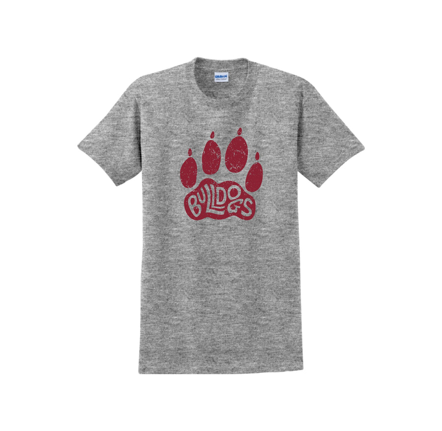 BMS On-Demand-Adult Unisex T-Shirt On-Demand Paw Maroon