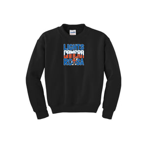 Royal Oaks On Demand-Youth Unisex Crewneck Sweatshirt On-Demand Camera Logo