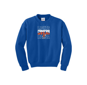 Royal Oaks On Demand-Youth Unisex Crewneck Sweatshirt On-Demand Camera Logo