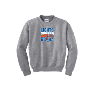 Royal Oaks On Demand-Youth Unisex Crewneck Sweatshirt On-Demand Camera Logo