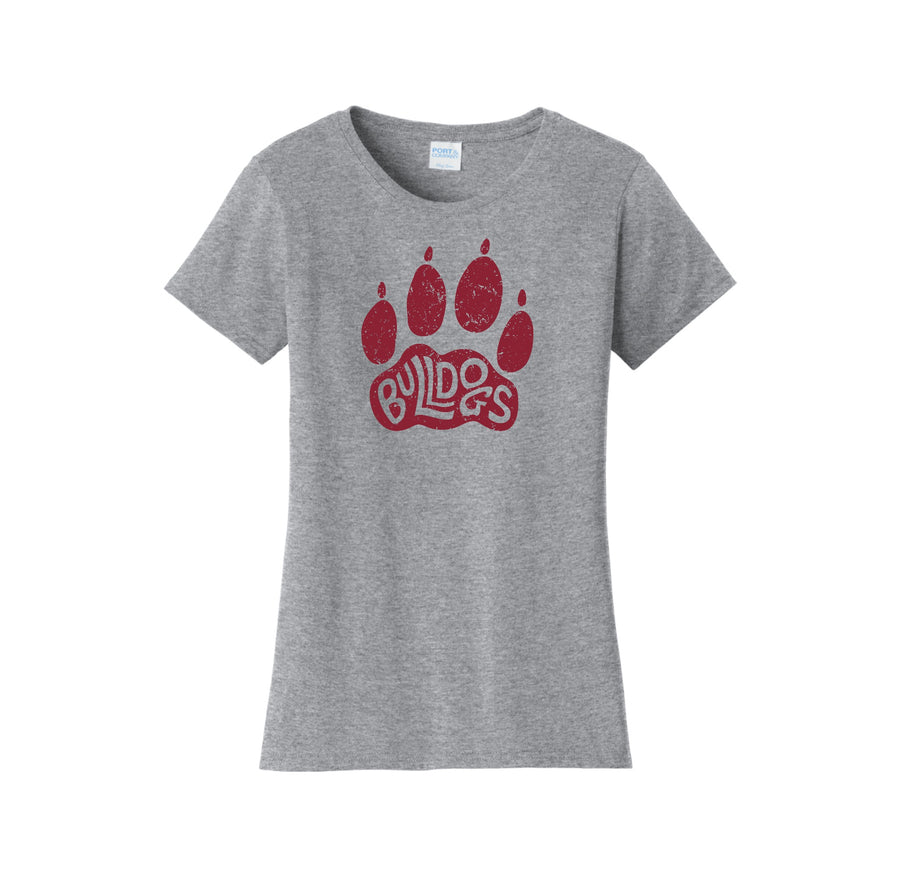 BMS On-Demand-Womens Fan Favorite Tee On-Demand Paw Maroon
