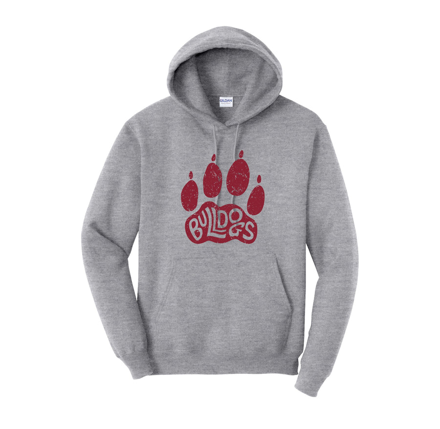 Buljan Middle School Spirit Wear 2024-25 On Demand-Adult Unisex Hoodie On-Demand Paw Maroon