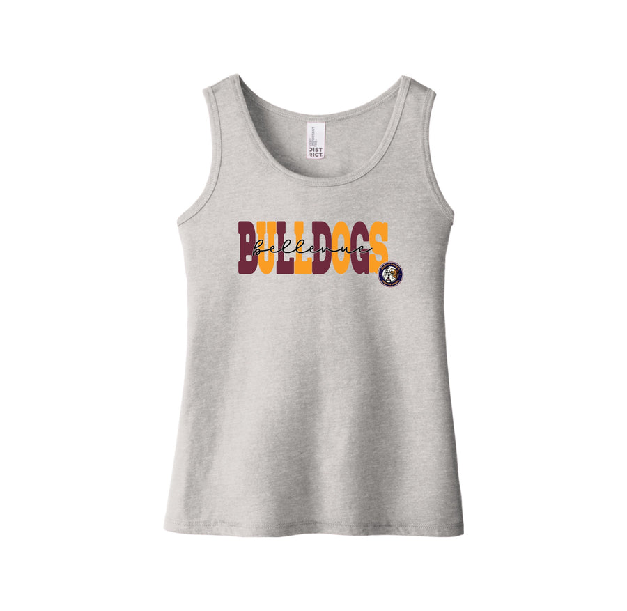 Bellevue-Santa Fe-Girls V.I.T. Tank Typographic Logo