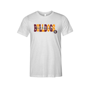 Bellevue-Santa Fe-Adult Triblend Short Sleeve Tee Typographic Logo