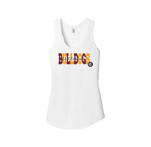 Bellevue-Santa Fe-Womens Perfect Tri Racerback Tank Typographic Logo