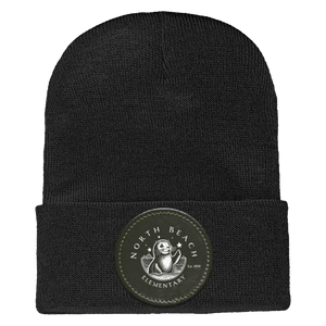 North Beach Elementary On Demand-1501 Yupoong Adult Cuffed Knit Beanie - Circle Patch