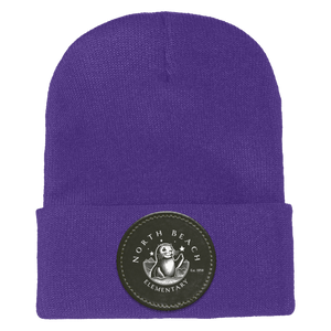 North Beach Elementary On Demand-1501 Yupoong Adult Cuffed Knit Beanie - Circle Patch