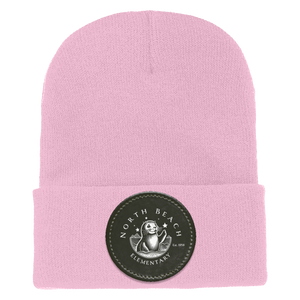 North Beach Elementary On Demand-1501 Yupoong Adult Cuffed Knit Beanie - Circle Patch