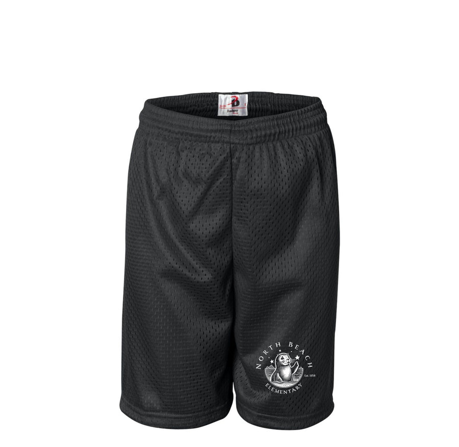 North Beach Elementary On Demand-Youth Unisex Pro Mesh 7-inch Inseam Shorts with Solid Liner- On Demand