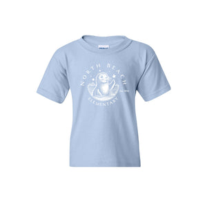 North Beach Elementary Spirit Wear 2024-25 On Demand-Youth Unisex T-Shirt On-Demand White