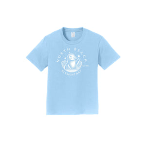 North Beach Elementary Spirit Wear 2024-25 On Demand-Youth Unisex Fan Favorite Premium Tee On-Demand White