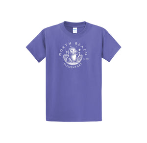 North Beach Elementary On Demand-Adult Unisex Port & Co Essential Tee On-Demand White