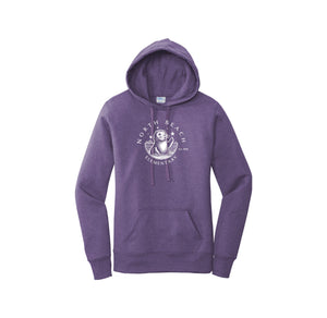 North Beach Elementary On Demand-Ladies Core Fleece Pullover Hooded Sweatshirt On-Demand White