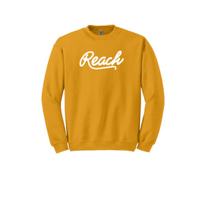 REACH-Adult Unisex Crewneck Sweatshirt On-Demand Reach White