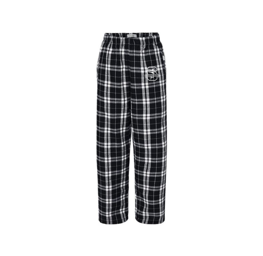 Schirle Elementary-Boxercraft Youth Flannel Pants On-Demand _White Logo