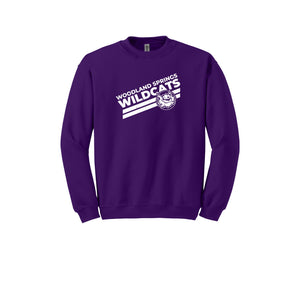 Woodland Springs On Demand-Adult Unisex Crewneck Sweatshirt On-Demand Stripe Logo