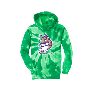 Woodland Springs On Demand-Youth Tie-Dye Pullover Hooded Sweatshirt On-Demand Half