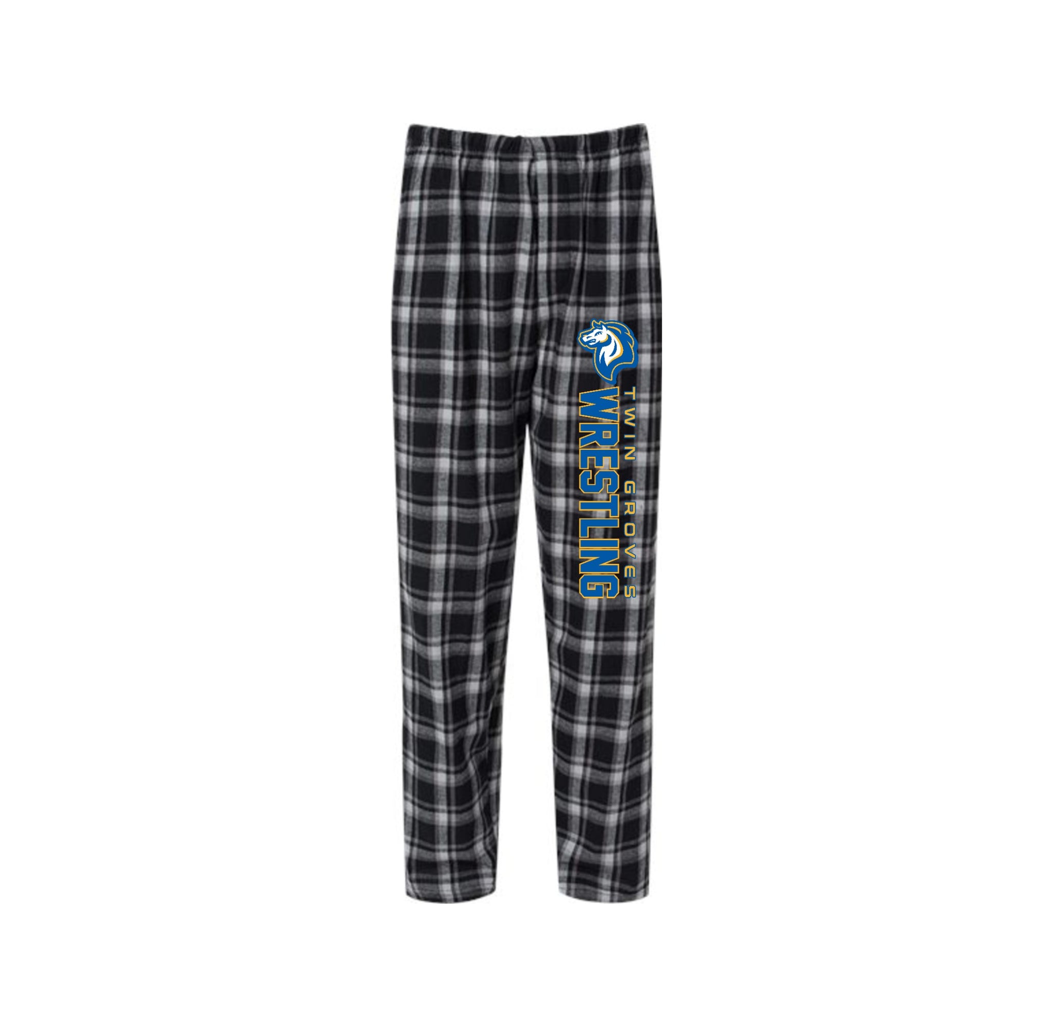 Twin Groves Wrestling-Boxercraft Adult Flannel Pants On-Demand