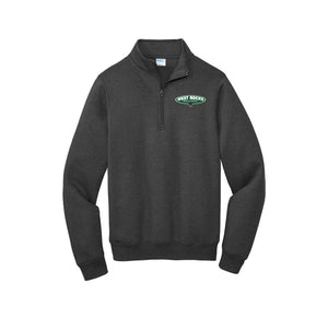 West Rocks MS-Adult Unisex 1/4-Zip Pullover Sweatshirt On-Demand