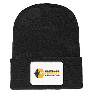 Mount Diablo Beekeepers Association-1501 Yupoong Adult Cuffed Knit Beanie - Rectangle Patch