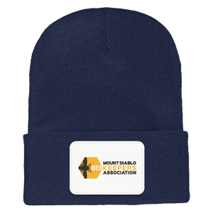 Mount Diablo Beekeepers Association-1501 Yupoong Adult Cuffed Knit Beanie - Rectangle Patch