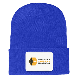 Mount Diablo Beekeepers Association-1501 Yupoong Adult Cuffed Knit Beanie - Rectangle Patch