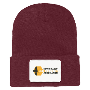 Mount Diablo Beekeepers Association-1501 Yupoong Adult Cuffed Knit Beanie - Rectangle Patch