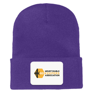 Mount Diablo Beekeepers Association-1501 Yupoong Adult Cuffed Knit Beanie - Rectangle Patch