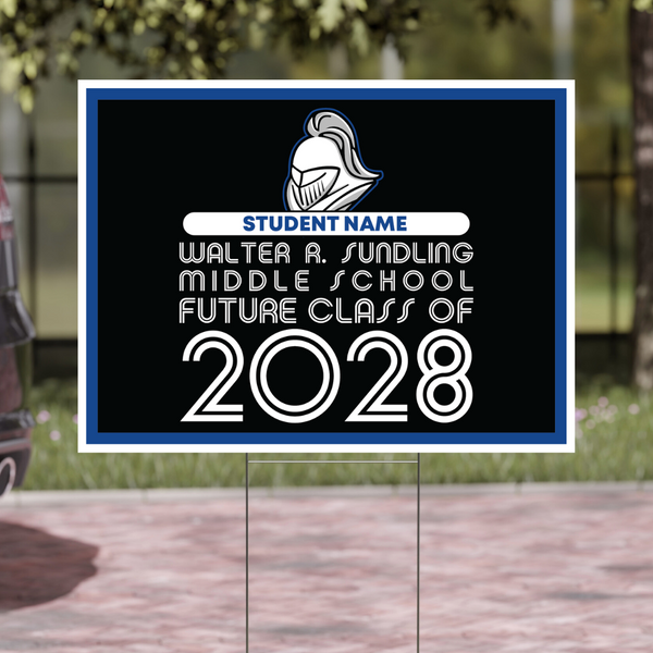 Walter R. Sundling 2028-Yard Sign w/ Stake + Personalized Name ...