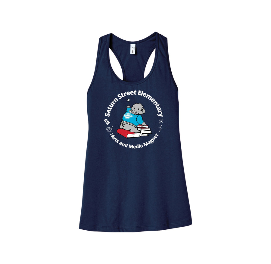 Saturn Street Elm Spring-Women’s Jersey Racerback Tank On-Demand