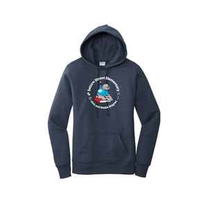 Saturn Street Elm Spring-Ladies Core Fleece Pullover Hooded Sweatshirt On-Demand