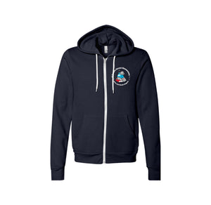 Saturn Street Elm Spring-Adult Unisex Premium Sponge Fleece Full-Zip Hoodie On-Demand